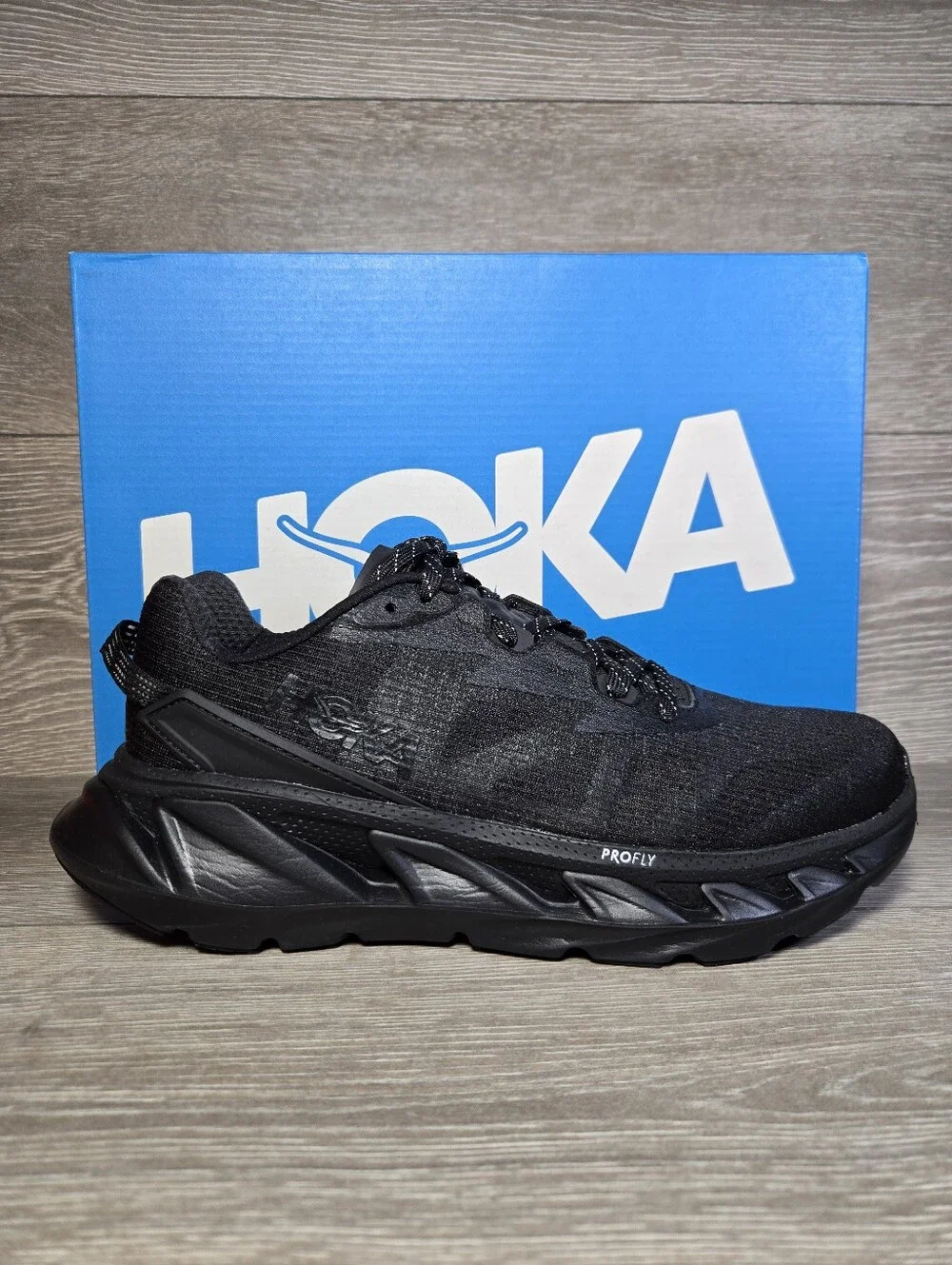 Hoka Elevon 2 TS Running Shoes (Unisex) Mens 8 / Womens 9 Black - New In Box
